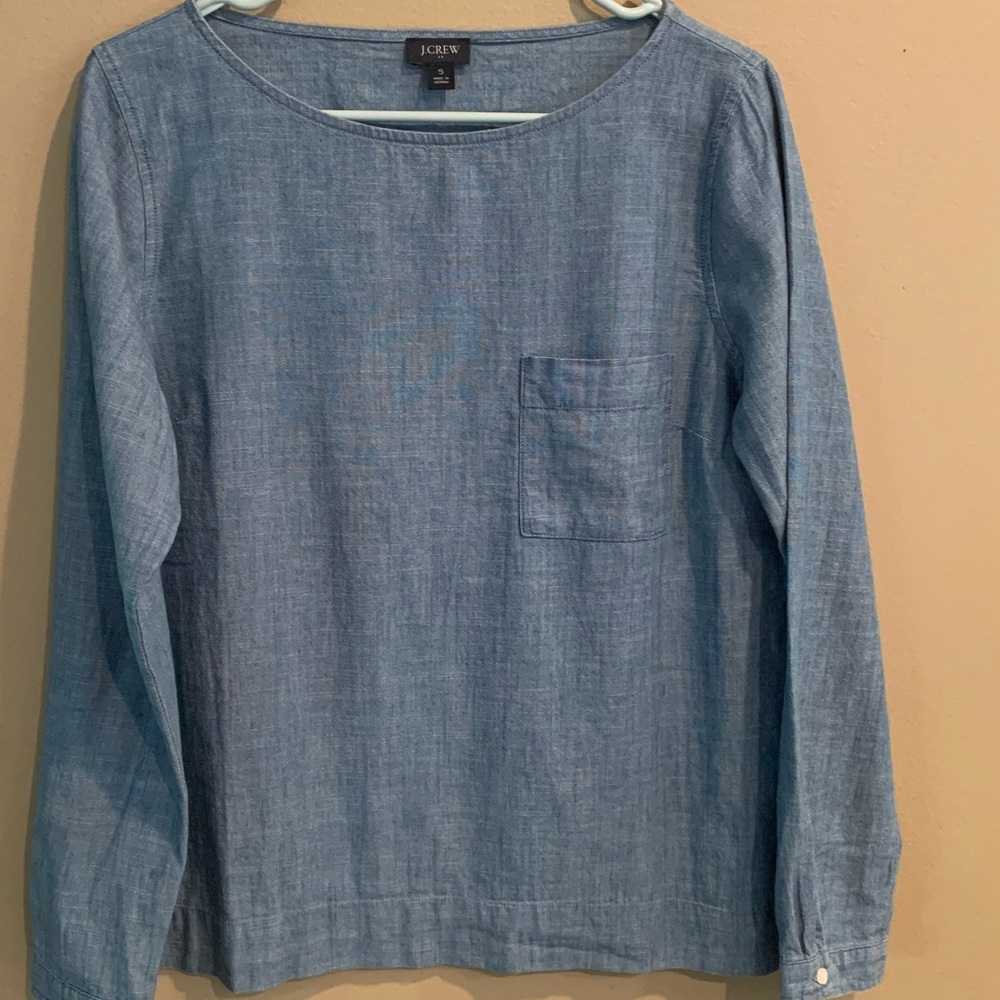 EUC chambray top from J.Crew